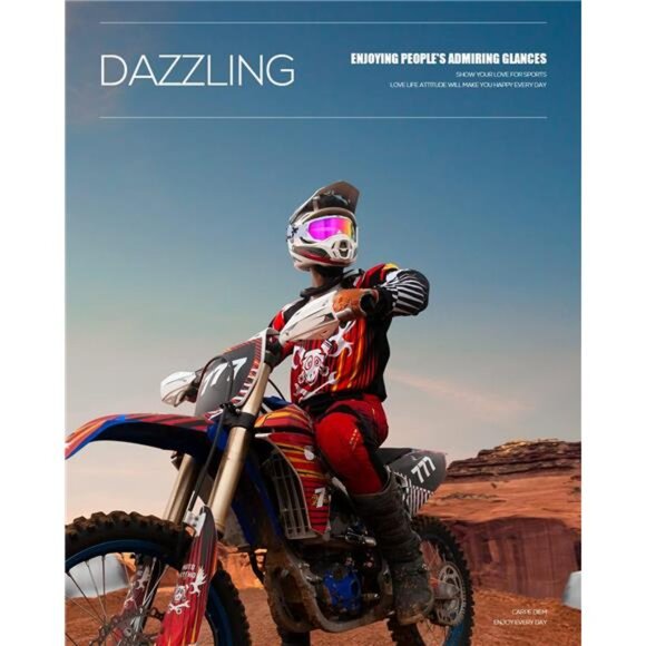 Dirt Bike ATV Goggles Motorcycle Gear Riding Motocross Dirtbike 4-Wheeler - Picture 3 of 8